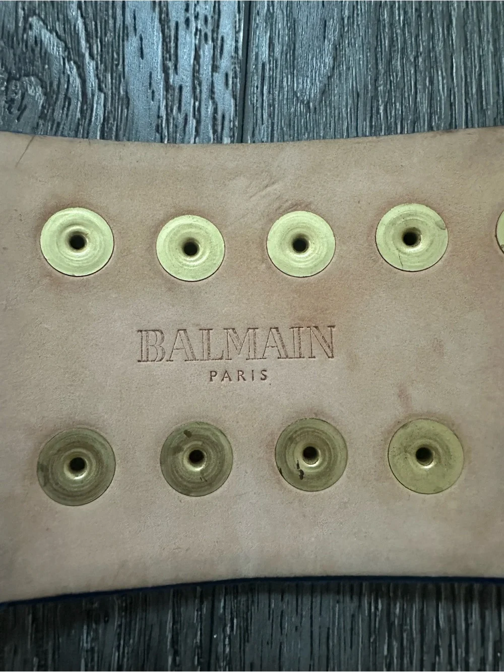 Ultra-Rare BALMAIN SS16 Runway Sample Suede Corset Belt